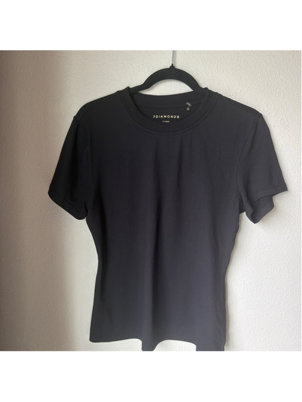 Men's 7 Diamonds Core Short Sleeve Tee, Black, Size L